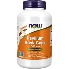 Now Psyllium Husk 500 mg 200 caps, image 