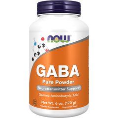 NOW GABA Powder 170 g, NOW GABA Powder 170 g  в интернет магазине Mega Mass