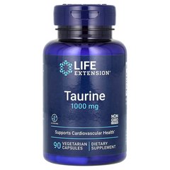 Life Extension Taurine 1000 mg 90 caps, image 