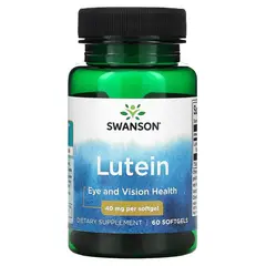 Swanson Lutein 40 mg 60 softgels, Swanson Lutein 40 mg 60 softgels  в интернет магазине Mega Mass