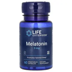 Life Extension Melatonin 3 mg 60 caps, image 