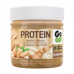 Go On Protein White Cream & Peanut Butter 180 g, Фасовка: 180 g, Вкус: White Cream & Peanut Butter / Білий крем і арахісове масло, Go On Protein White Cream & Peanut Butter 180 g, Фасовка: 180 g, Вкус: White Cream & Peanut Butter / Білий крем і арахісове масло  в интернет магазине Mega Mass