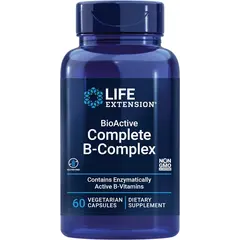 Life Extension BioActive Complete B-Complex 60 caps, image 