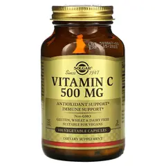 Solgar Vitamin C 500 mg 100 caps, image 