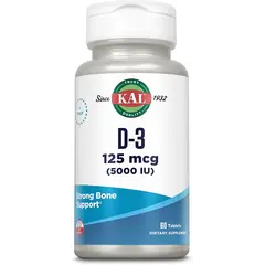 KAL D3 125 mcg (5000 IU) 60 tabs, image 