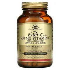 Solgar Ester-C 500 mg 100 caps, image 