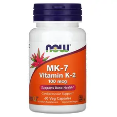 Now MK-7 Vitamin K-2 100 mcg 60 caps, Now MK-7 Vitamin K-2 100 mcg 60 caps  в интернет магазине Mega Mass