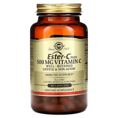 Solgar Ester-C 500 mg 90 caps, image 