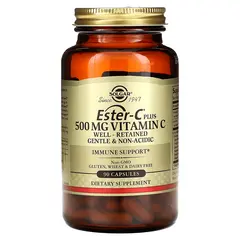 Solgar Ester-C 500 mg 90 caps, image 