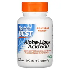 Doctor`s Best Alpha - Lipoic Acid 600 mg 60 caps, image 