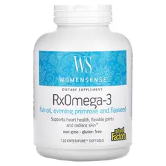 Natural Factors Womensense RxOmega-3 120 softgels, Natural Factors Womensense RxOmega-3 120 softgels  в интернет магазине Mega Mass