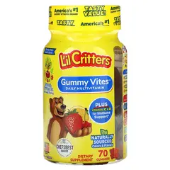 Lil Critters Gummy Vites Daily Multivitamin 70 Gummies, Lil Critters Gummy Vites Daily Multivitamin 70 Gummies  в интернет магазине Mega Mass