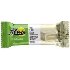 FitWin Protein Bar (Без сахара) 60 g Pistachio & Cream, FitWin Protein Bar (Без сахара) 60 g Pistachio & Cream  в интернет магазине Mega Mass
