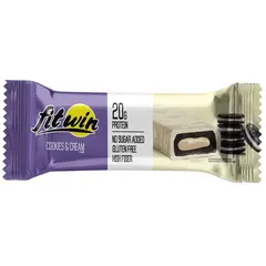 FitWin Protein Bar (Без сахара) 60 g Cookies & Cream, FitWin Protein Bar (Без сахара) 60 g Cookies & Cream  в интернет магазине Mega Mass