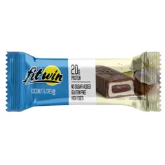 FitWin Protein Bar (Без сахара) 60 g Coconut & Cream, FitWin Protein Bar (Без сахара) 60 g Coconut & Cream  в интернет магазине Mega Mass