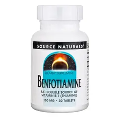 Source Naturals Benfotiamine 30 tabs, Source Naturals Benfotiamine 30 tabs  в интернет магазине Mega Mass