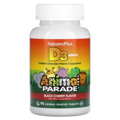 Nature's Plus Animal Parade Vitamin D3 500 IU 90 tabs, Nature's Plus Animal Parade Vitamin D3 500 IU 90 tabs  в интернет магазине Mega Mass