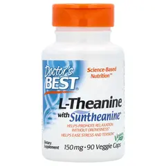 Doctor's Best L-Theanine 150 mg 90 caps, Doctor's Best L-Theanine 150 mg 90 caps  в интернет магазине Mega Mass