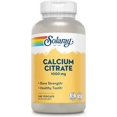 Solaray Calcium Citrate 1000 mg 240 Caps, Фасування: 240 caps, image 