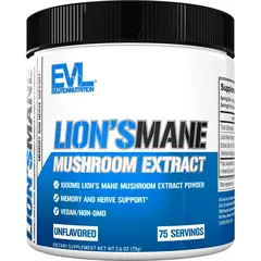 Evolution Nutrition Lion's Mane Mushroon Extract 75 serv, Фасовка: 75 g (Порошок), image 