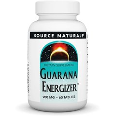 Source Naturals Guarana Energizer 900 mg 60 tabs, image 