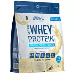 Applied Nutrition Critical Whey 450 g, Фасовка: 450 g, Вкусы: Vanilla Ice Cream / Ванильное Мороженое, Applied Nutrition Critical Whey 450 g, Фасовка: 450 g, Вкусы: Vanilla Ice Cream / Ванильное Мороженое  в интернет магазине Mega Mass