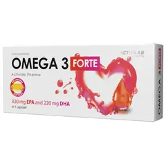 Activlab Pharma Omega 3 Forte 330 mg EPA i 220 mg DHA 60 caps, Activlab Pharma Omega 3 Forte 330 mg EPA i 220 mg DHA 60 caps  в интернет магазине Mega Mass