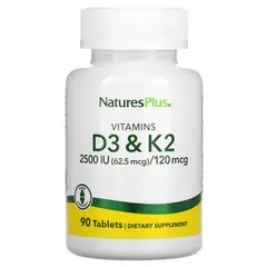 Nature's Plus D3 + K2 90 caps, image 