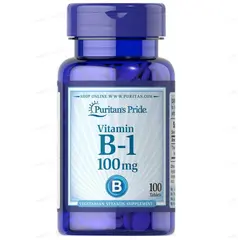 Puritan’s Pride B-1 100 mg 100 tabs, Puritan’s Pride B-1 100 mg 100 tabs  в интернет магазине Mega Mass