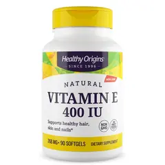 Healthy Origins Vitamin E 400 IU 90 softgels, image 