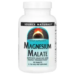 Source Naturals Magnesium Malate 90 tabs, Фасування: 90 tabs, image 