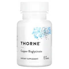 Thorne Copper Bisglycinate 2 mg 60 caps, image 