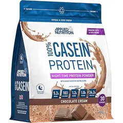Applied Nutrition 100% Casein 900 g, Фасування: 900 g, Смак: Chocolate Cream / Шоколадний Крем, image 