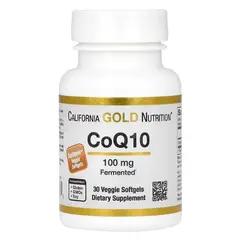 California Gold Nutrition COQ10 100 mg 30 softgels, image 