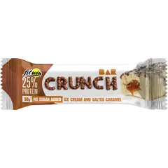 FitWin Crunch Bar (Без сахара) 50 g Ice Cream & Salted Caramel, FitWin Crunch Bar (Без сахара) 50 g Ice Cream & Salted Caramel  в интернет магазине Mega Mass