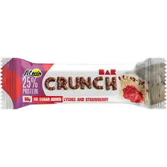 FitWin Crunch Bar (Без сахара) 50 g Lychee & Strawberry, FitWin Crunch Bar (Без сахара) 50 g Lychee & Strawberry  в интернет магазине Mega Mass