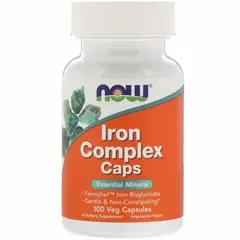 NOW Iron Complex Caps 100 caps, image 