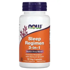 NOW Sleep Regimen 3-in-1 90 caps, image 