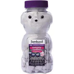 Sambucol Black Elderberry Immune Support Kids + Vitamin C 60 Chewable, Sambucol Black Elderberry Immune Support Kids + Vitamin C 60 Chewable  в интернет магазине Mega Mass