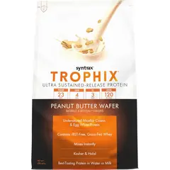 Syntrax Trophix 5.0 907 g, Фасовка: 907 g, Вкусы: Peanut Butter Wafer / Вафли с Арахисовым Маслом, Syntrax Trophix 5.0 907 g, Фасовка: 907 g, Вкусы: Peanut Butter Wafer / Вафли с Арахисовым Маслом  в интернет магазине Mega Mass
