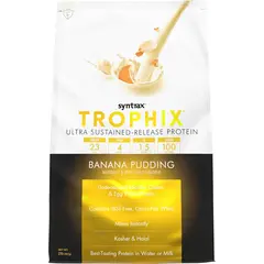 Syntrax Trophix 5.0 907 g, Фасовка: 907 g, Вкусы: Banana Pudding / Банановый Пудинг, Syntrax Trophix 5.0 907 g, Фасовка: 907 g, Вкусы: Banana Pudding / Банановый Пудинг  в интернет магазине Mega Mass