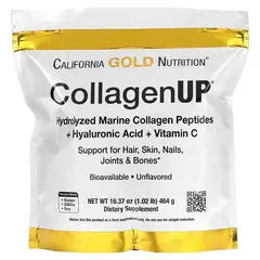 California Gold Nutrition Collagen Up 464 g, Фасування: 464 g, Смак: Unflavored  / Без смаку, image 