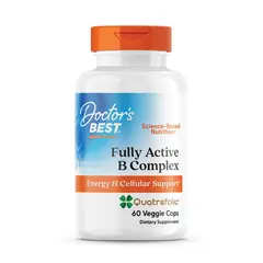Doctor's Best Fully Active B Complex 60 vcaps, image 