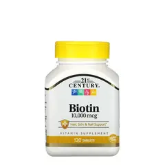 21st Century Biotin 10,000 mcg 120 tabs, 21st Century Biotin 10,000 mcg 120 tabs  в интернет магазине Mega Mass