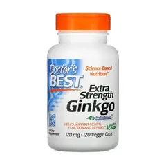 Doctor's Best Ginkgo Extra Strength 120 mg 120 vcaps, image 