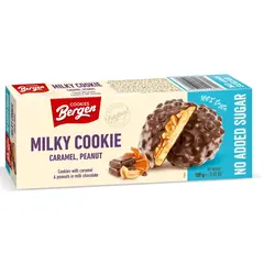 Bergen Milky Cookie 125 g Caramel-Peanut, image 