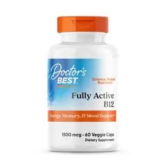 Doctor's Best Fully Active B12 1500 mcg 60 caps, image 