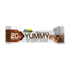 FitWin Yummy Bar (Без цукру) 55 g Chocolate&Caramel, FitWin Yummy Bar (Без цукру) 55 g Chocolate&Caramel  в интернет магазине Mega Mass