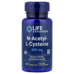 Life Extension N-Acetyl L-Cysteine 600 mg 60 caps, Life Extension N-Acetyl L-Cysteine 600 mg 60 caps  в интернет магазине Mega Mass