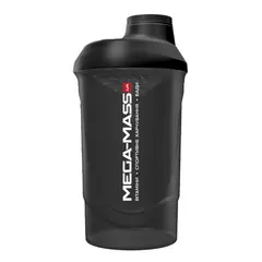 Shaker Mega-mass.ua Wave 600 ml Black Smoked, Shaker Mega-mass.ua Wave 600 ml Black Smoked  в интернет магазине Mega Mass